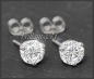 Preview: Brillant Ohrstecker 585 Weißgold; 1,51ct, River, Si2